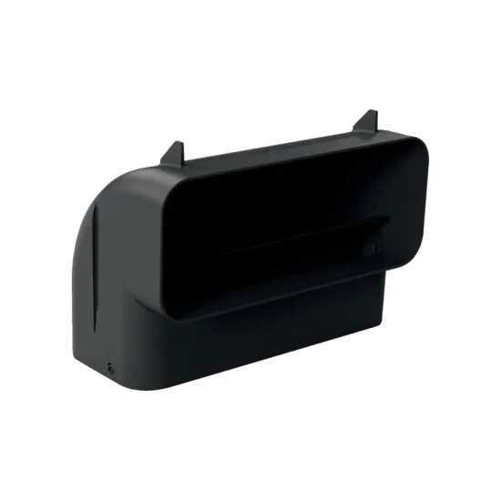 Connettore piatto con piega 90° verticale DN150