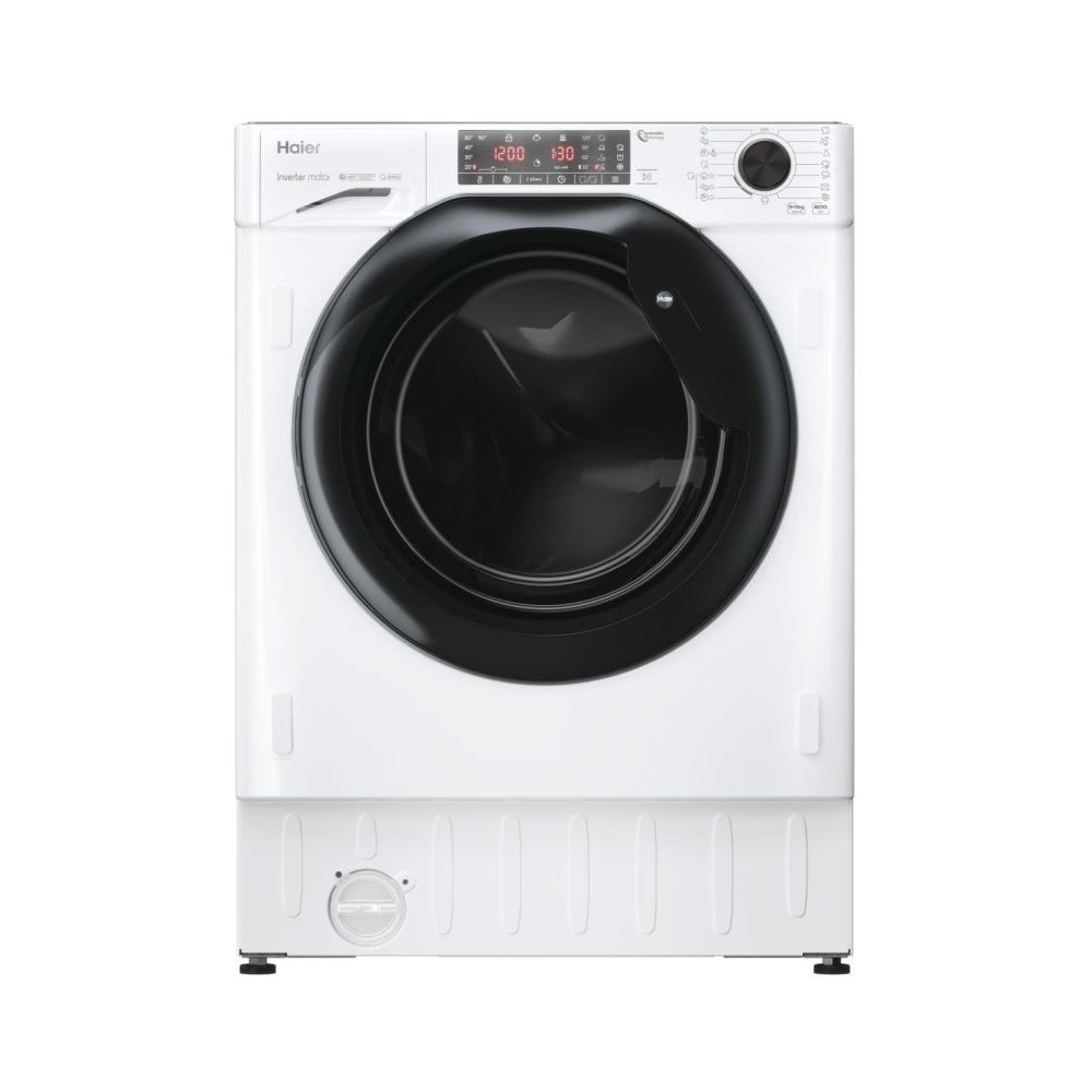 Haier HWDQ90B416FWB-S: Lavatrice-asciugatrice incasso da 9 kg