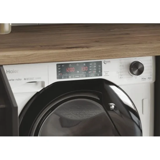 Haier HWDQ90B416FWB-S: 9 kg Einbauwaschmaschine