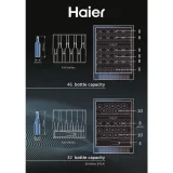 Haier HAKWBEN 60: Stilvoller und stiller Weinkeller, 44 Flaschen