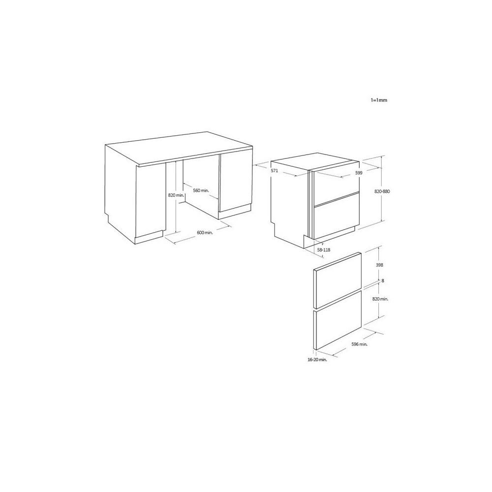 HAIER XDD 66E5LS - Perfect lavavajillas para una cocina moderna