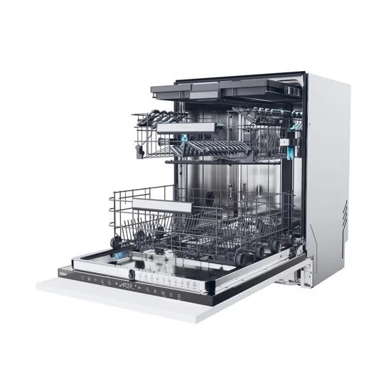 HAIER XS 6B0S3FSB: Lavastoviglie da incasso Intelligente, 16 Coperti, Classe B, FlexZone, Crystal Protect