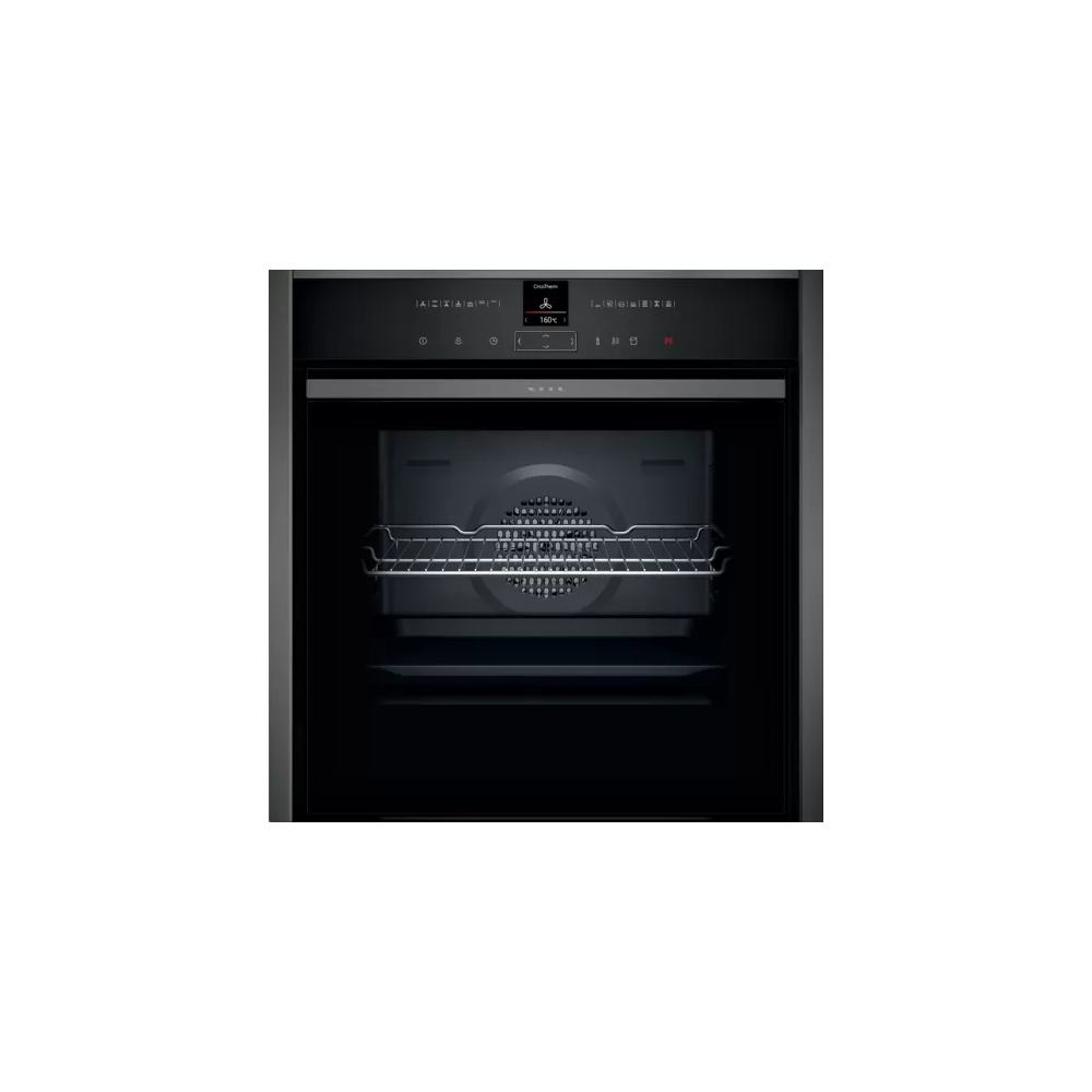 Neff Vario Steam: Slide&Hide® Electric Oven в Graphite Grey.