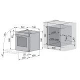 V-ZUG CS2T660ECHG - Forno a vapore professionale, design elegante, touchscreen intuitivo
