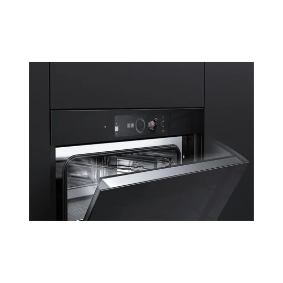 Horno de vapor con AutoDoor, diseño negro espejo