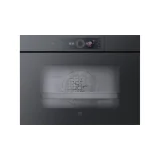 Steam oven with AutoDoor, mirror black design