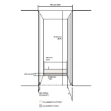 Kühlschrank 756x2121mm - Große Kapazität im kleinen Raum