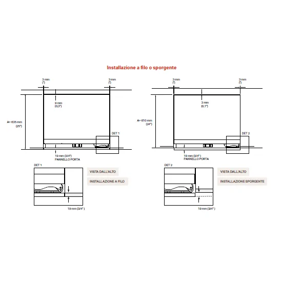 Refrigerator 756x2121mm - Large Capacity in Little Space