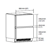 SKSUD2402P Refrigerador de cajón subterráneo / congelador Signature Kitchen Suite: diseño elegante y funcionalidad premium
