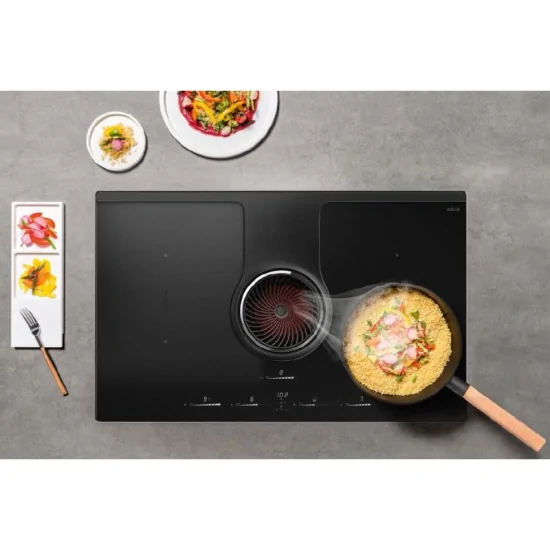 Elica NIKOLATESLA ONE HP EVO RAW - Hoja de inducción 83 cm durable Diseño industrial