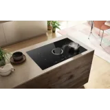 Elica NIKOLATESLA SWITCH GLOW RAW - Piano cottura induzione 83 cm con cappa integrata e luce LED | Duegstore