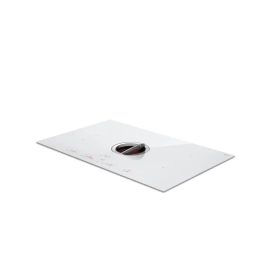 Elica NIKOLATESLA EVO Bianco - Induction hob 83 cm avec capuche intégrée | Duegstore
