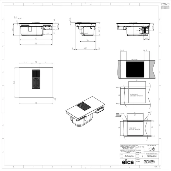 Elica NikolaTesla Libra EVO nero 83cm: Piano Cottura a Induzione con Bilancia | Dueg Store