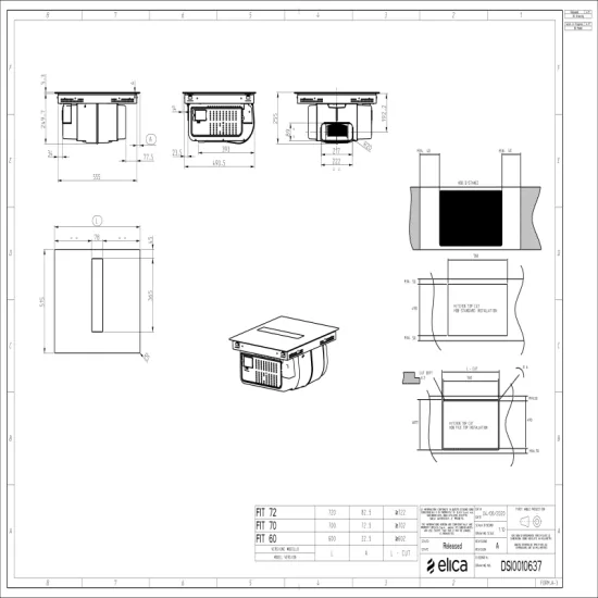 Elica NikolaTesla Velvet 72cm: Piano Cottura a Induzione con Design Vellutato e Cappa Integrata | Dueg Store
