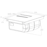 Elica Nikola Tesla Alpha B 60cm: Plancher de cuisson induction avec capuche intégré et design minimal |MISUMI