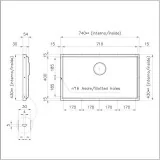 El fregadero Foster 5557 346 80 cm: Elegancia y funcionalidad para su cocina