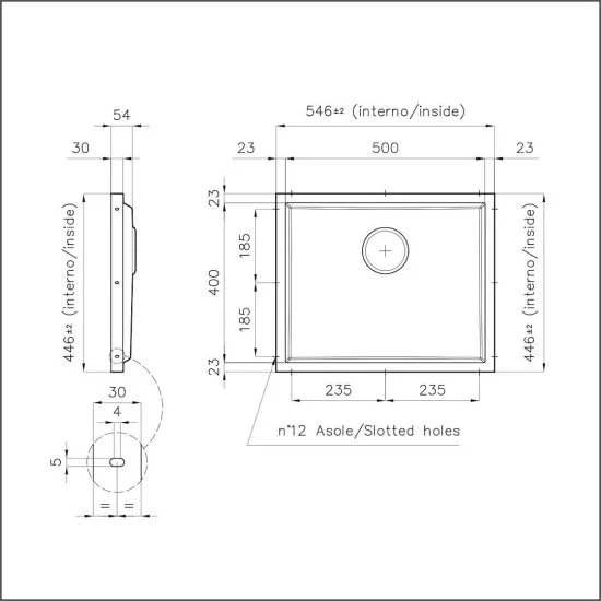 Lavello Foster 5555 246 60 cm: Eleganza e funzionalità in cucina