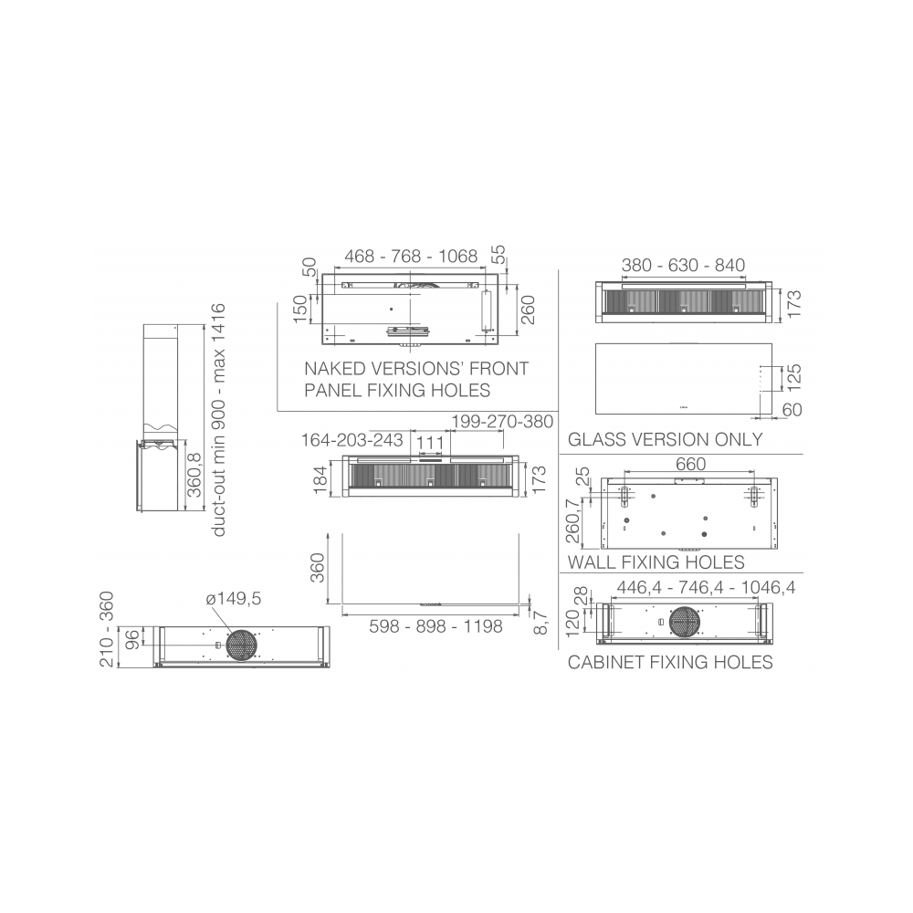 Elica Reglas 90cm: Cartera modular y flexible - Personalizar su cocina ← Dueg Store