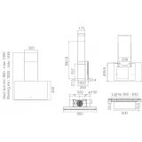 Elica Super Plat 80cm：设计和功能性壁罩|杜格商店