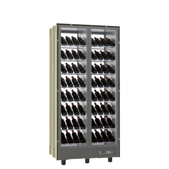 Bodega de vino 112 Botellas ← Posicionamiento a 45° Permanente IP Cold Industries