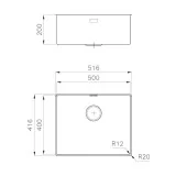 The sink Foster 4350 056 | Design Elegant, Functionality Maximum | Duegstore