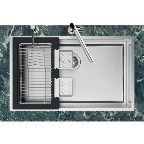 Foster 1257 056: Lavello in Acciaio Inox, 1 Vasca Ampia, Acquista su Duegstore