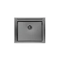 Foster 1255 856 Quadra Evo lavello mono tub antracita Gun Metal subtop 80 cm