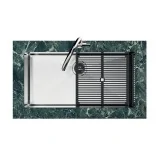 水槽 Foster 1717 856 80厘米宽 75x44 cm, 1 Bath, 无污钢 - Duegstore