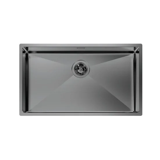 L'évier Foster 1717 856 80 cm 75x44 cm, 1 bain, acier inoxydable - Duegstore