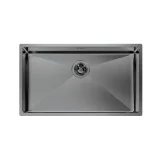 水槽 Foster 1717 856 80厘米宽 75x44 cm, 1 Bath, 无污钢 - Duegstore