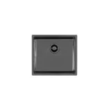 The sink Foster 2154 856 - Stainless Steel Gun Metal - Single Tray 45x40 cm