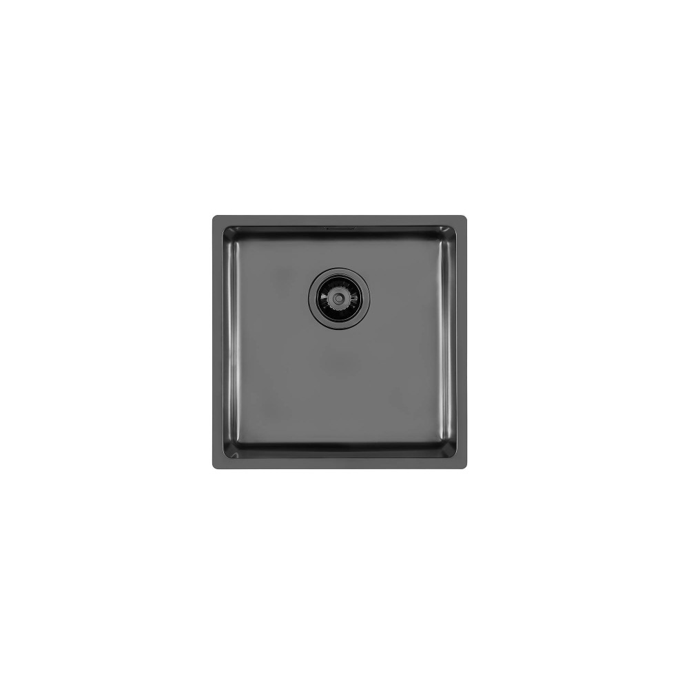 Küchenspüle Foster 2156 056 - Edelstahl Gun Metal - Mono Wanne - 44x44 cm