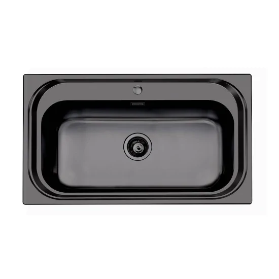 Lavello Foster 1 vasca 80 cm - Acciaio Inox Spazzolato