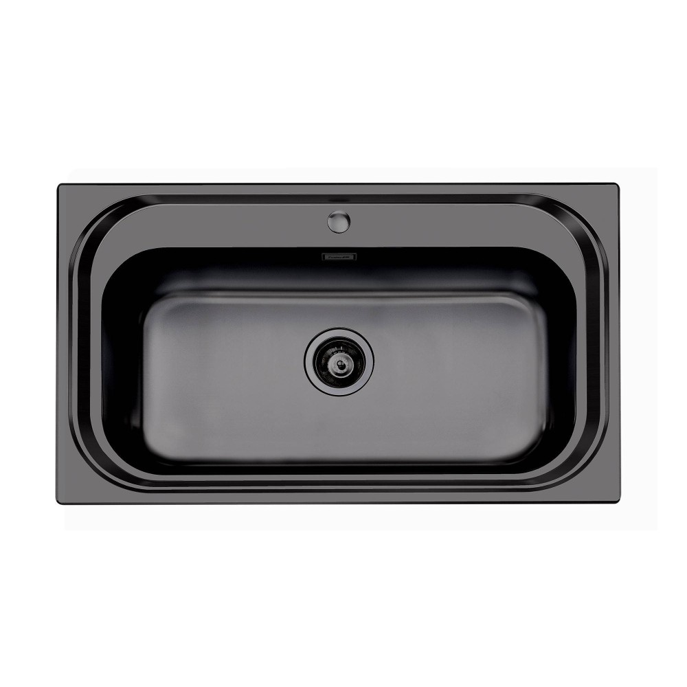 Die Spüle Foster 1 Wanne 80 cm - Edelstahl gebürstet