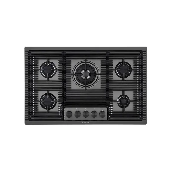 Piano Cottura Foster Milanello Gun Metal 5F - Eleganza e Potenza in Cucina