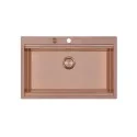 Мойка для рабочей станции Milanello Copper, 1 чаша: 750 x 374