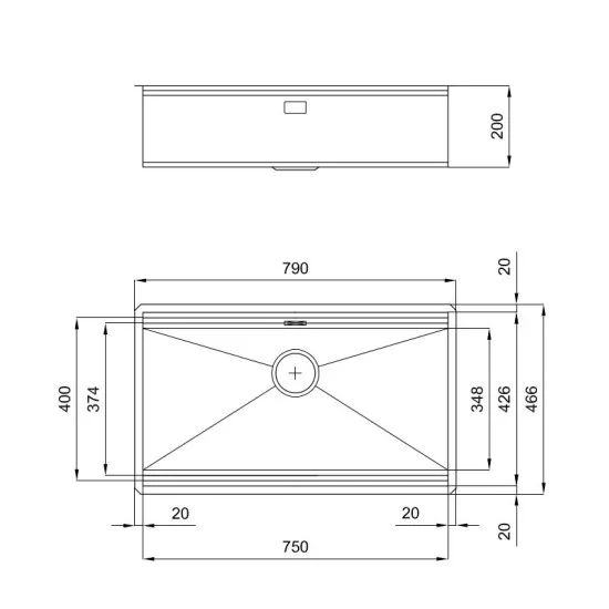 The sink Foster Milanello Rame: Elegance and Durability in Kitchen