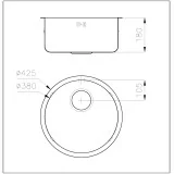 The sink Foster 1130 068: Copper Elegance and Resistance