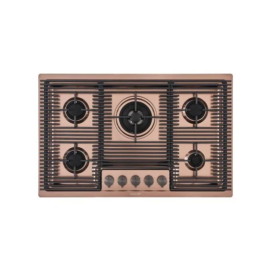 Piano Cottura a Gas Foster Milanello Copper 5F - Eleganza e Performance