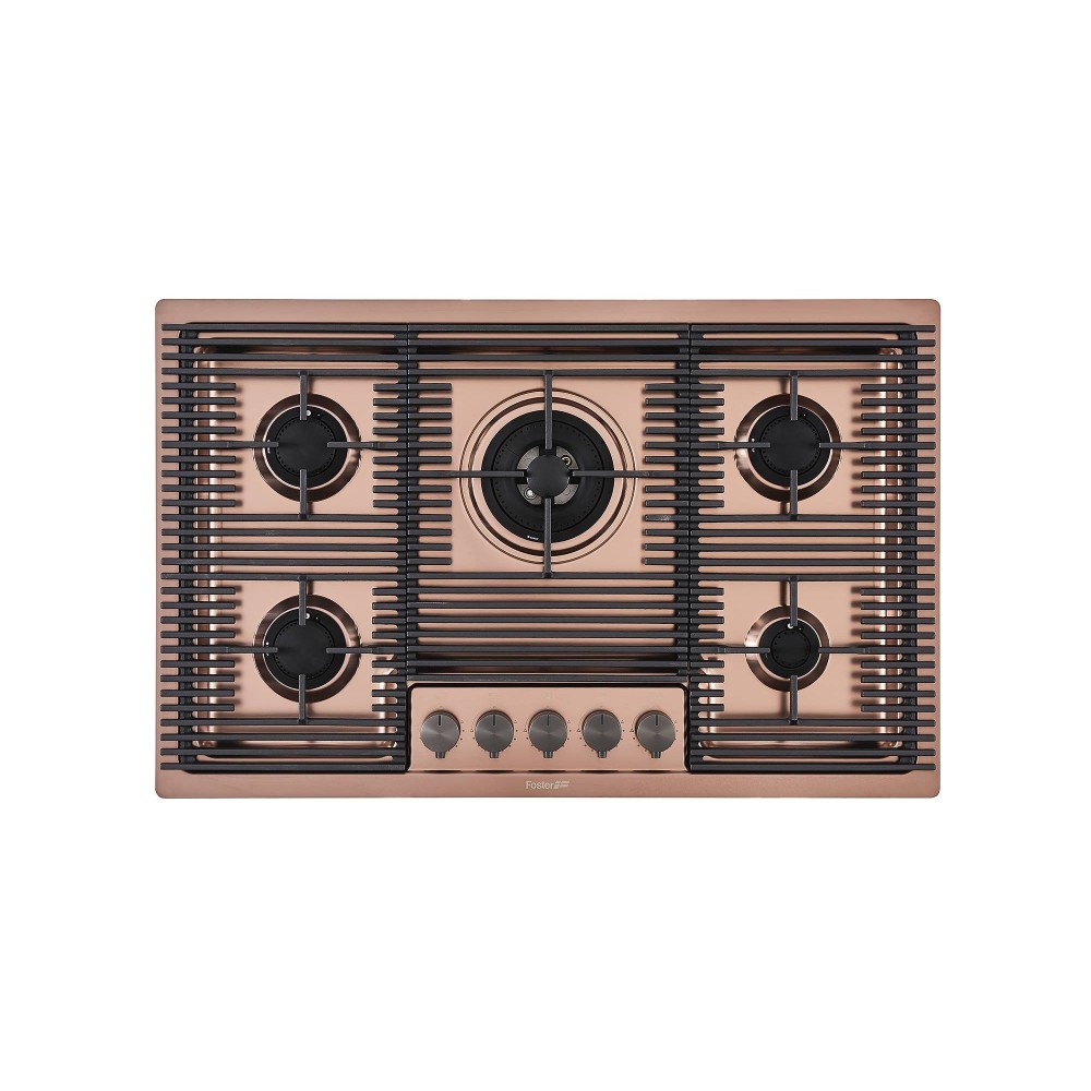 Gaskochplan Foster Milanello Copper 5F - Eleganz und Performance