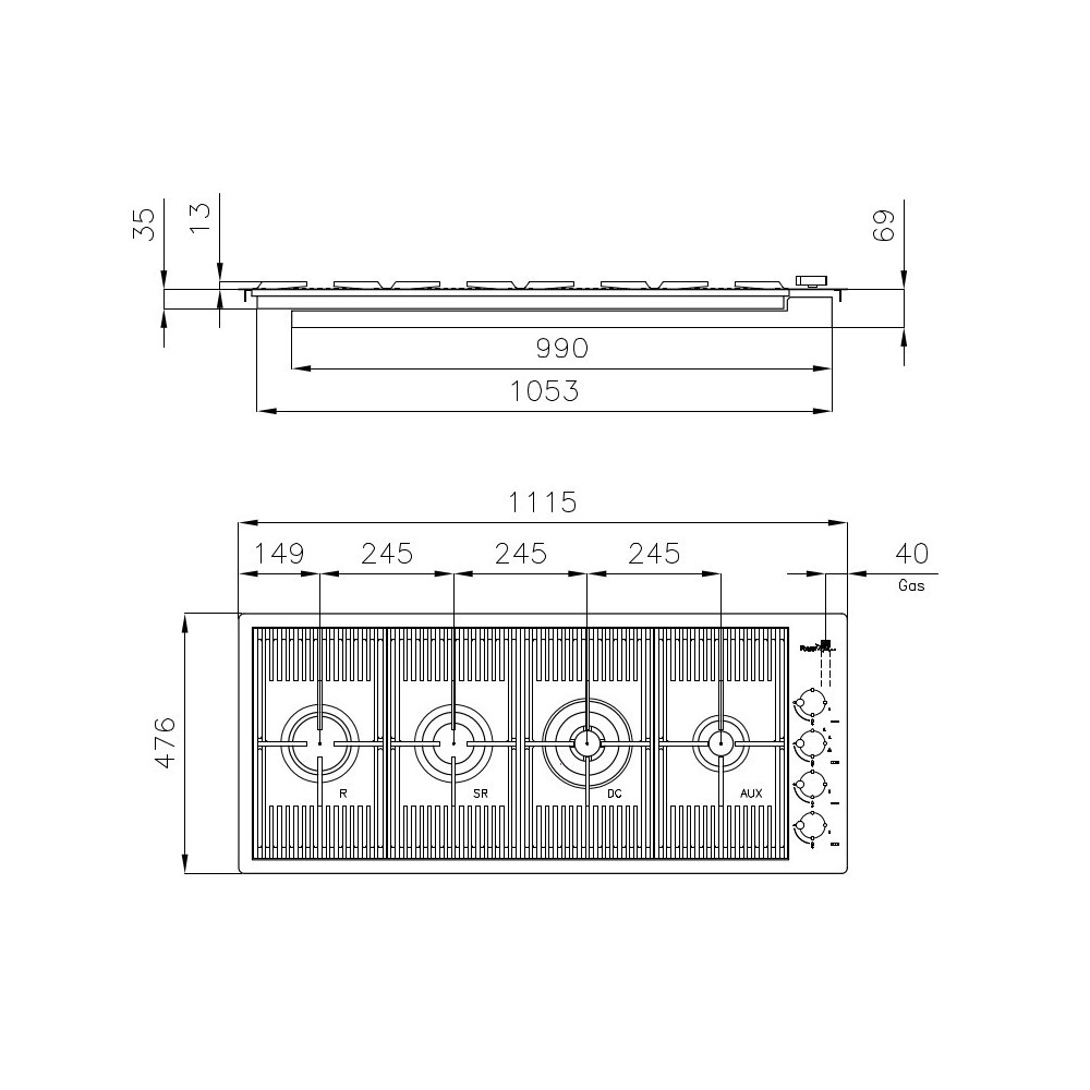 Foster 7681 008: Elegancia y poder en la cocina