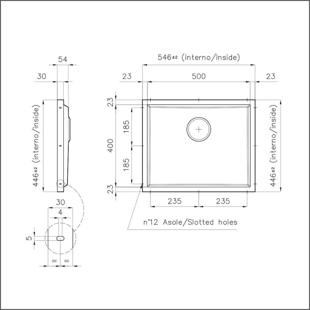 Kaufen Sie online die Spüle Foster 5555 249, der top-bereich für design und resistenza.Spedizione schnell und sicher.