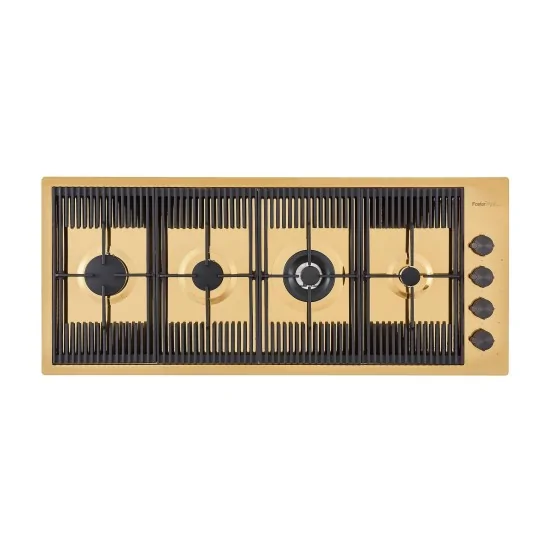 Plan de cocina de gas Foster Milanello Gold 7681 009 - Elegance and Power in Kitchen