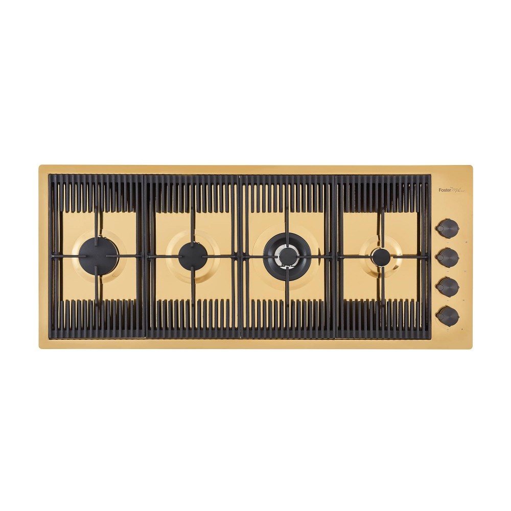 Plan de cocina de gas Foster Milanello Gold 7681 009 - Elegance and Power in Kitchen