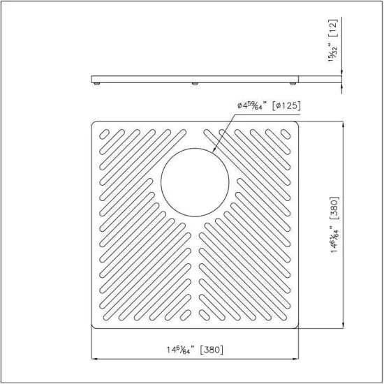 Grid für Lavello Foster 8100 651 - Schwarz, Composite, Resistant | Duegstore