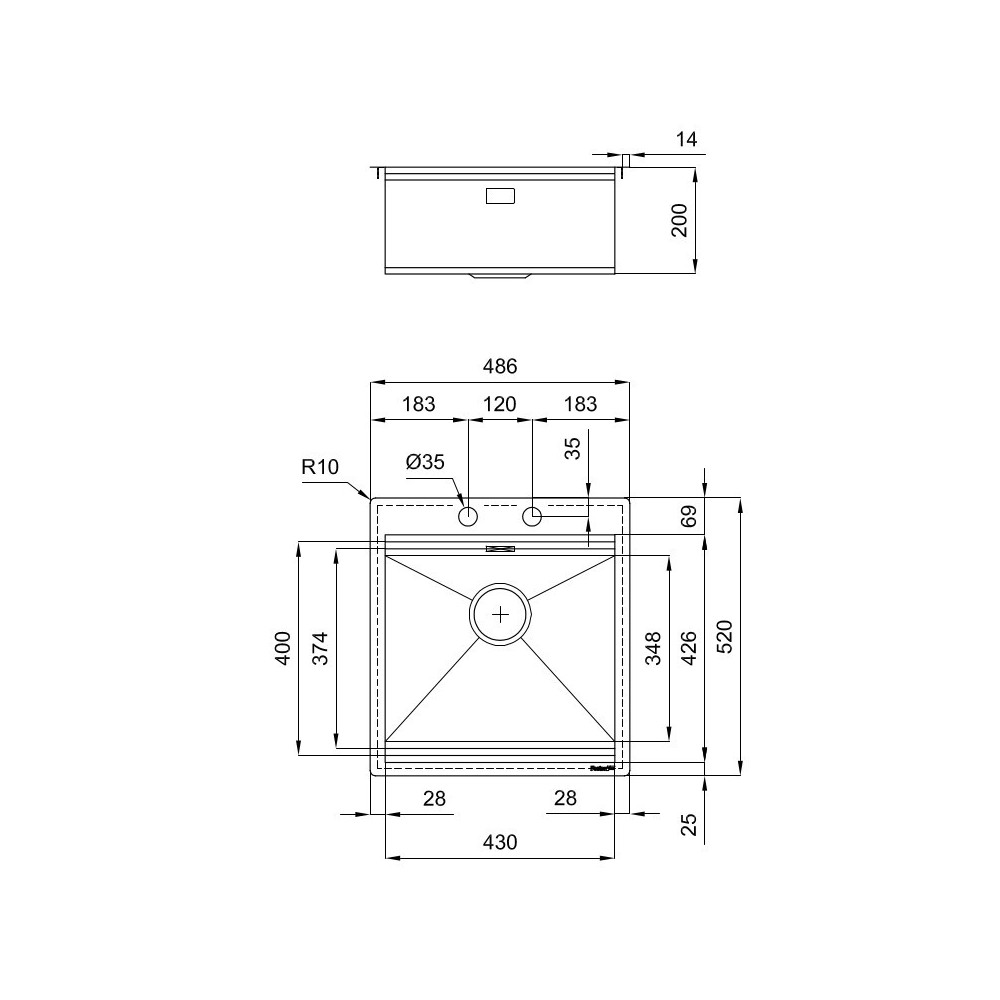Küchenspüle Foster 1031 050: Modernes Design und Funktionalität