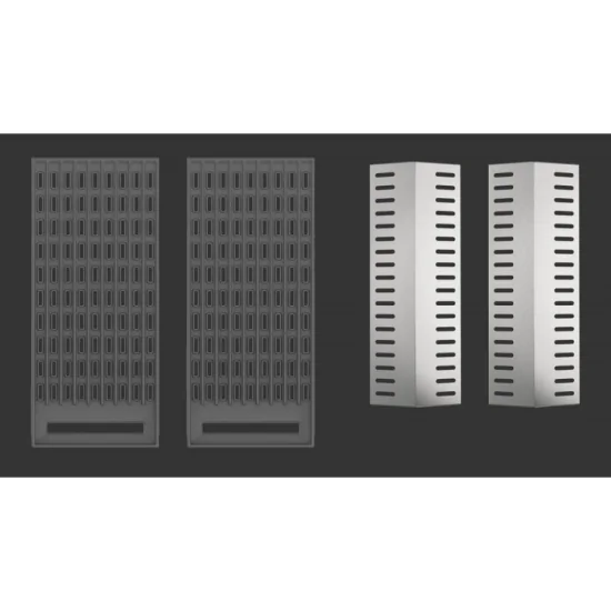 Grillroste aus Gusseisen mit Kacheln - Fulgor Milano