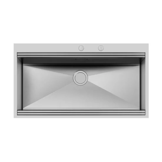 Fregadero de cocina Foster 1018 050 - Acero inoxidable, bañera, diseño moderno