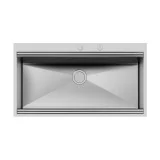 Kitchen sink Foster 1018 050 - Stainless steel, a bathtub, modern design