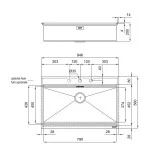 Professional kitchen sink: Foster 1025 050 at the best price